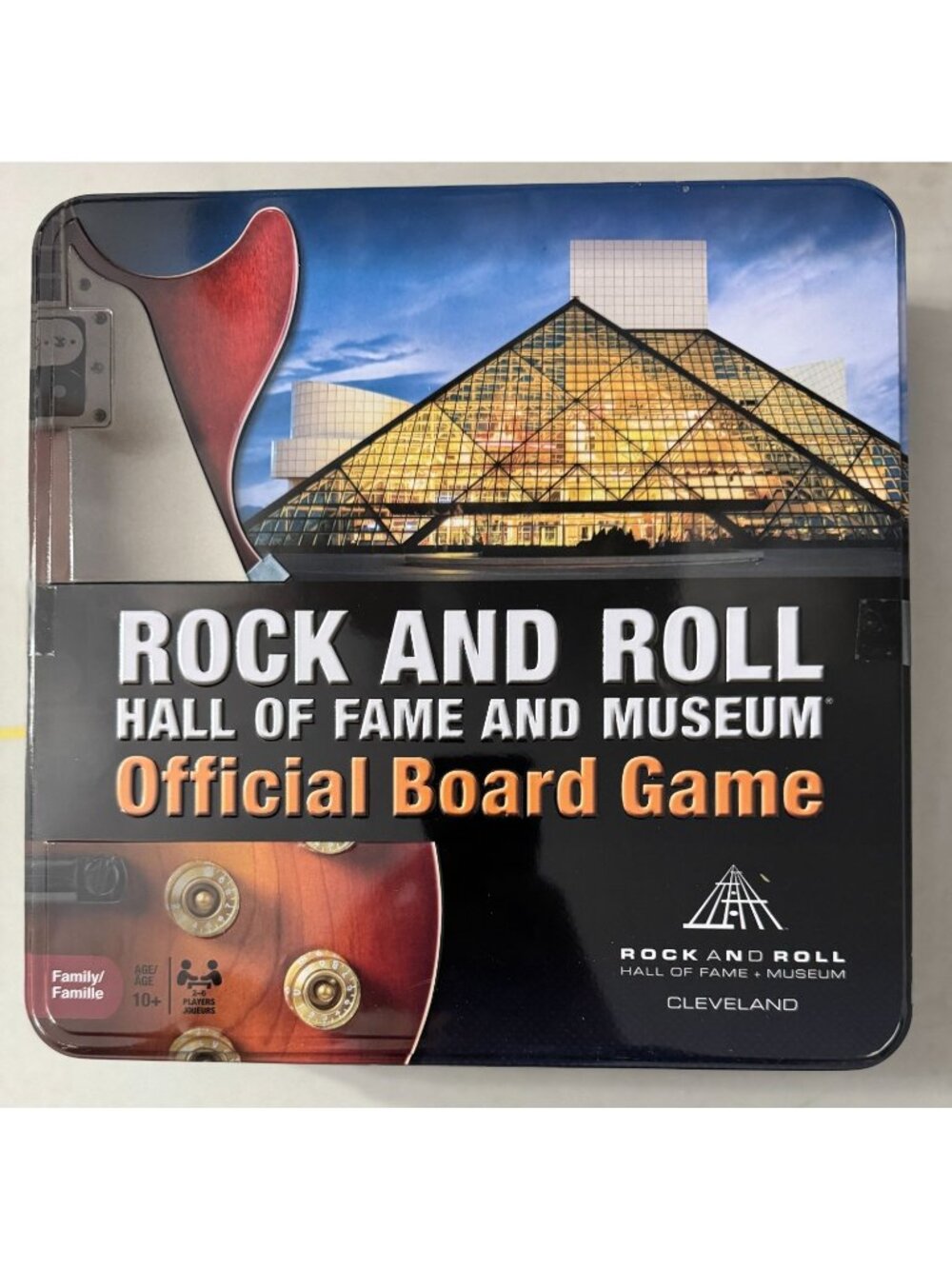 Rock & Roll Hall of Fame Board Game Tin Box
